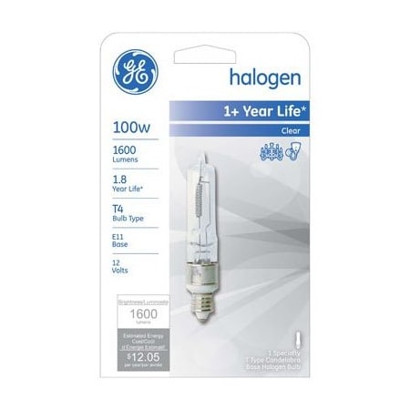 Current GE100W T4 QTZ Halo Lamp 19383